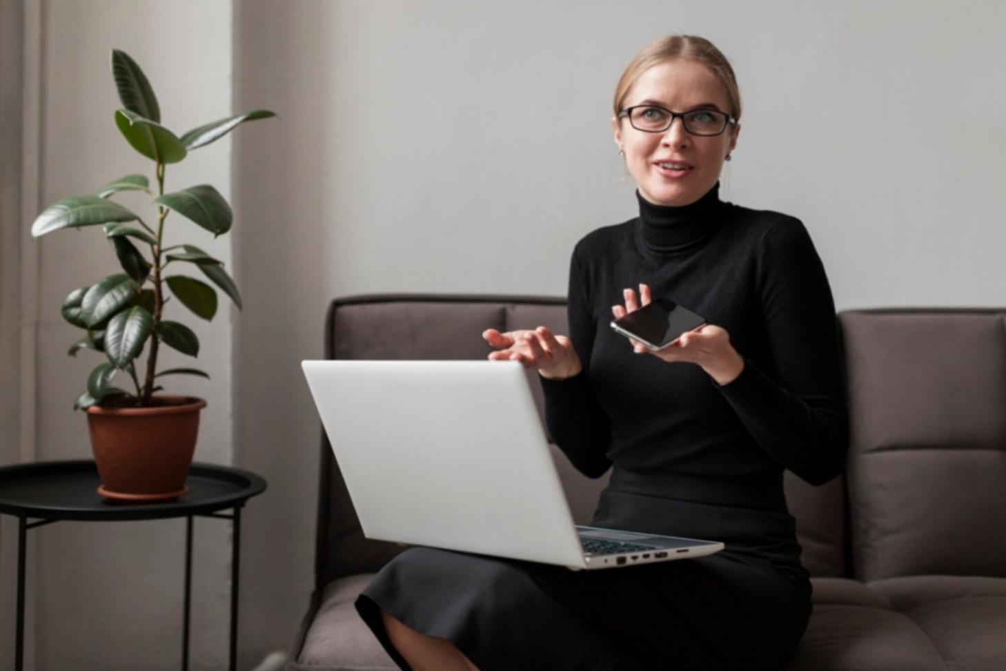 Office workspace showing collaborative environment